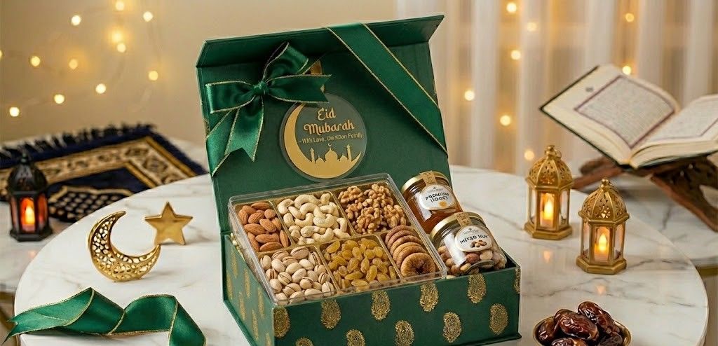 Eid Special Dry Fruits and Sweets Gift Box