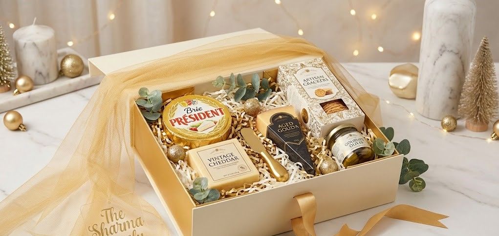 Luxury Cheese & Gourmet Gift Box - Exquisite Indulgence