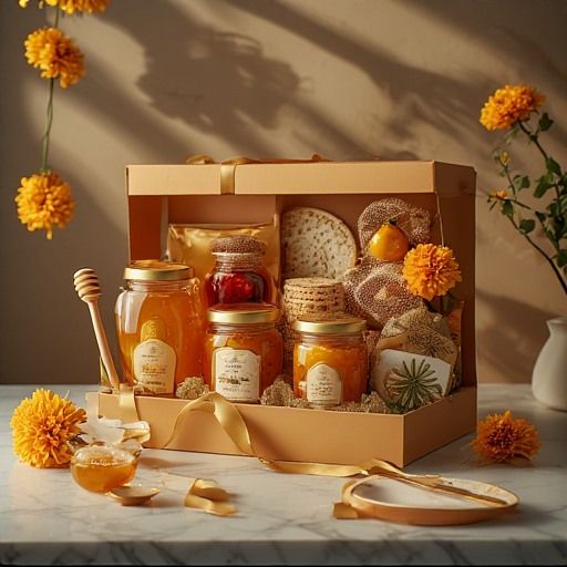 Artisan Honey & Gourmet Treats Gift Box