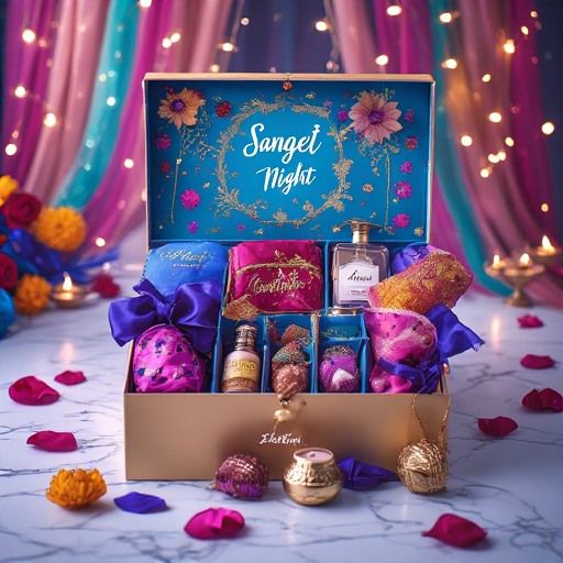 Sangeet Night Luxury Gift Hamper: Exquisite Celebration Collection