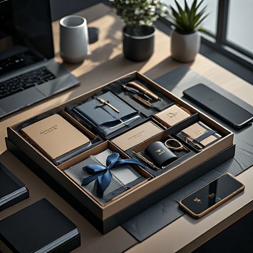 Executive Gift Set: Notebook, Pen & Accessories for Professionals
