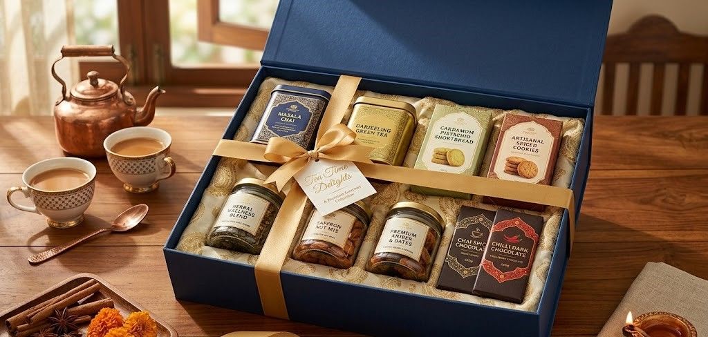 Gourmet Tea and Treats Gift Set
