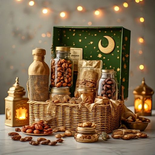 Gourmet Nut & Date Gift Basket for Festive Occasions