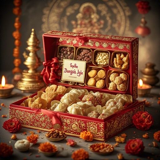 Luxury Festive Sweets and Snacks Gift Box