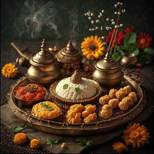 Festive Indian Sweets and Savories Platter