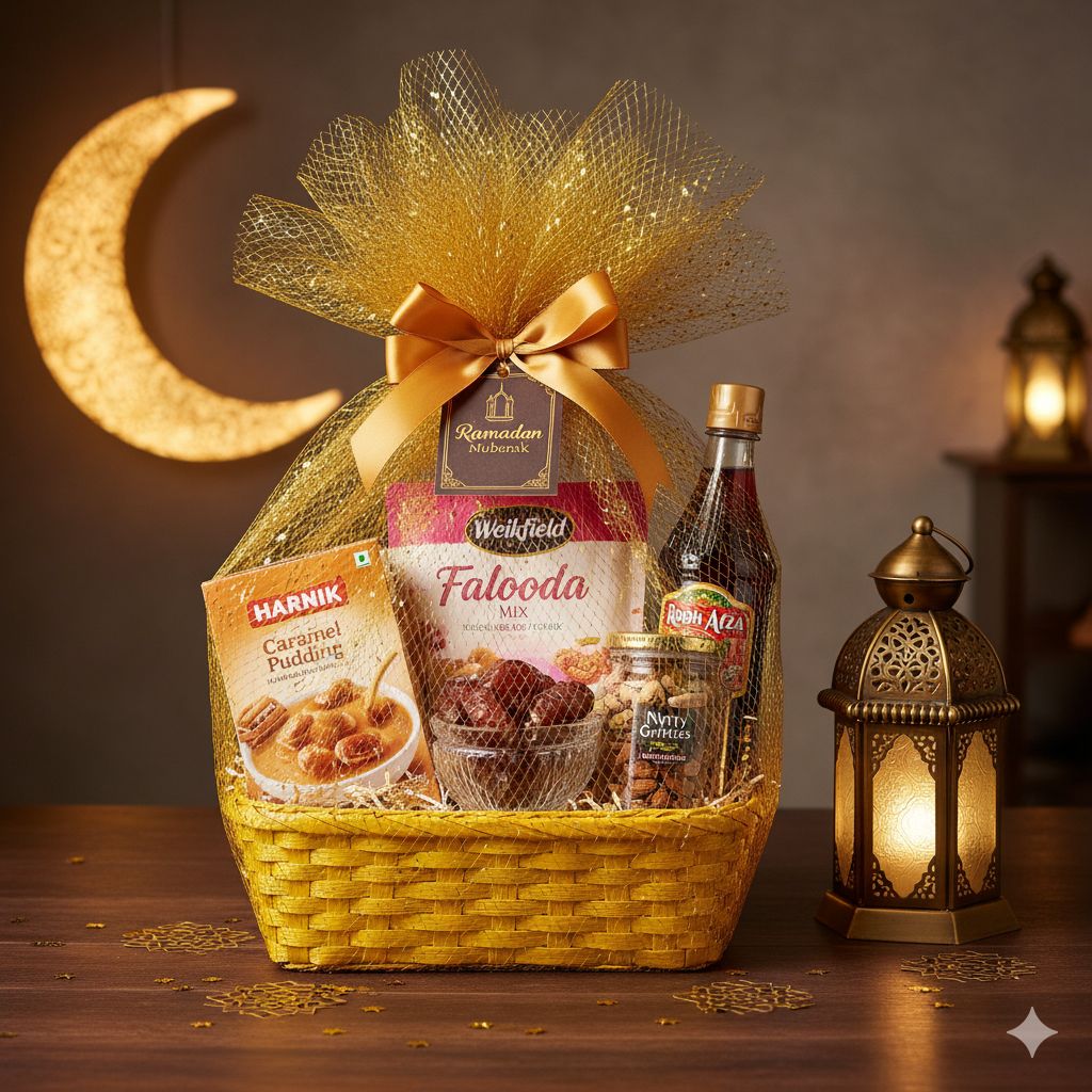Celebration Gift Basket with Festive Treats