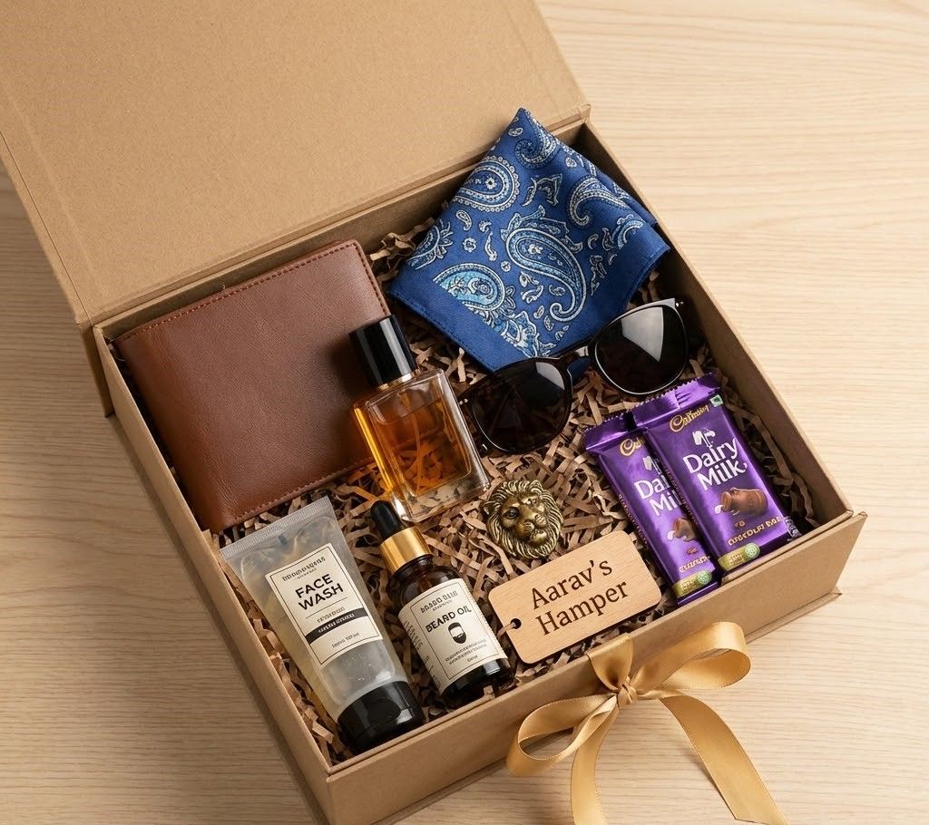 Personalized Men's Essentials Gift Box