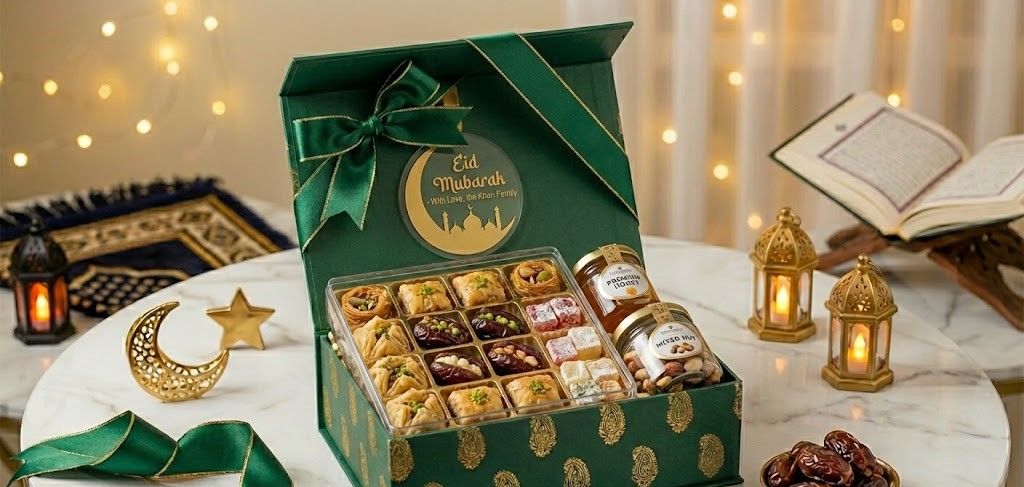 Eid Special Dry Fruits and Sweets Gift Box