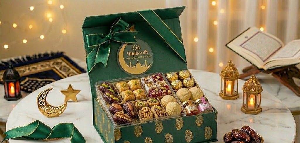 Eid Special Dry Fruits and Sweets Gift Box