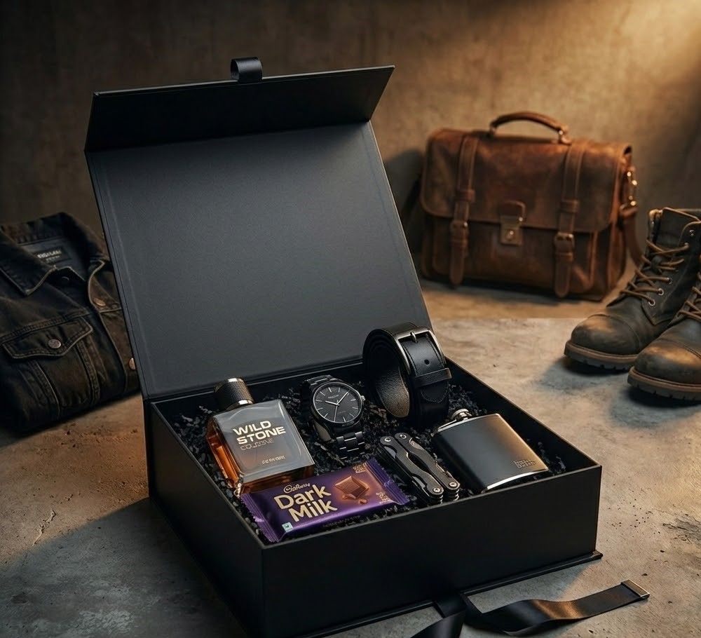 Wild Stone Ultimate Grooming Gift Set for Men - Cologne, Watch, and More