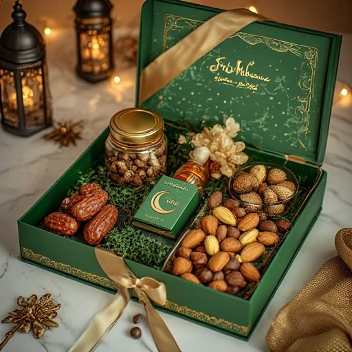 Luxury Eid Mubarak Dry Fruits & Nuts Gift Hamper