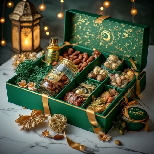 Luxury Eid Mubarak Dry Fruits & Nuts Gift Hamper