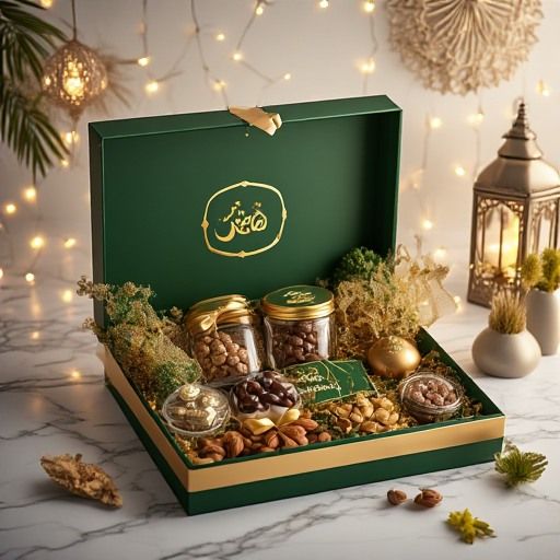 Luxury Eid Mubarak Dry Fruits & Nuts Gift Hamper