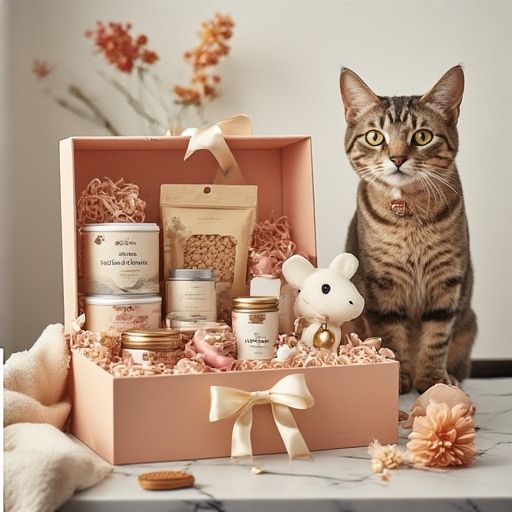 Luxury Cat Pampering Gift Box - Purrfect Treats & Toys