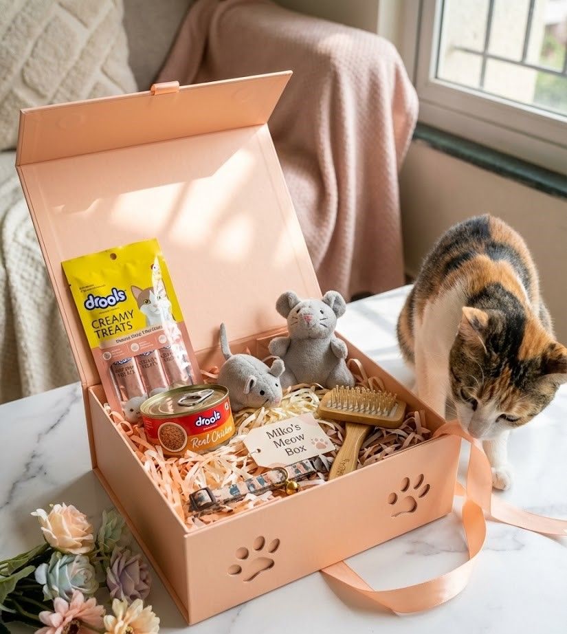 Whiskers' Meow Box - Ultimate Cat Treat & Toy Collection