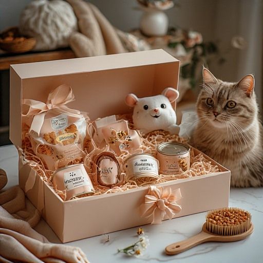 Luxury Cat Pampering Gift Box - Purrfect Treats & Toys