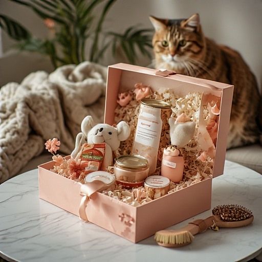 Luxury Cat Pampering Gift Box - Purrfect Treats & Toys