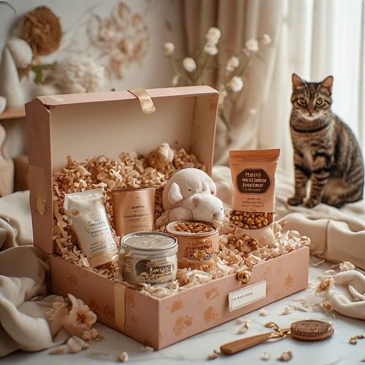 Luxury Cat Pampering Gift Box - Purrfect Treats & Toys