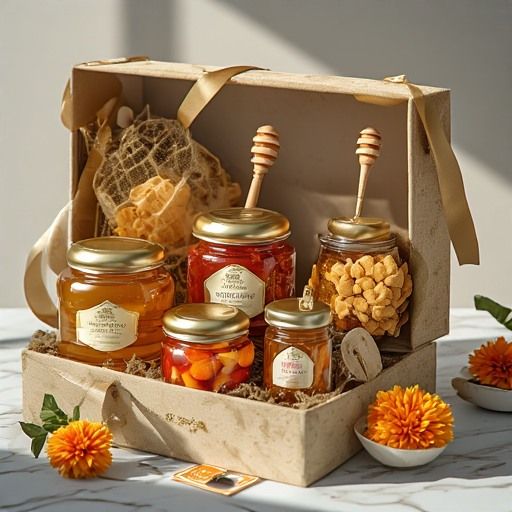 Artisan Honey & Gourmet Treats Gift Box