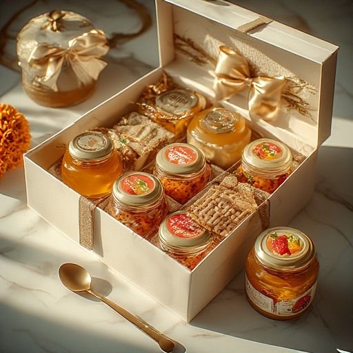 Artisan Honey & Gourmet Treats Gift Box