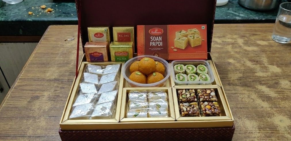 Assorted Indian Sweets Gift Box - Festive Delight
