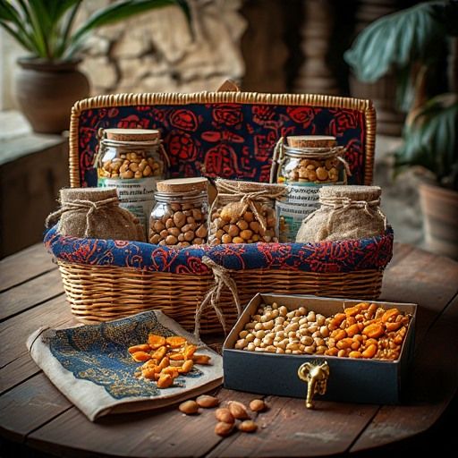 Gourmet Dry Fruits and Snacks Gift Basket - Festive Edition