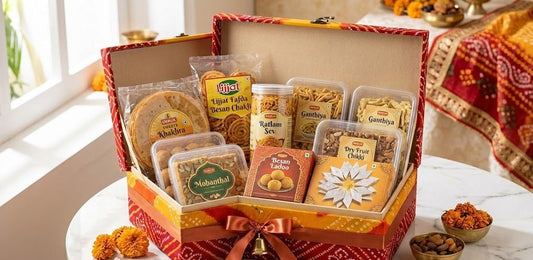 Festive Snack Hamper - Assorted Indian Sweets & Savories