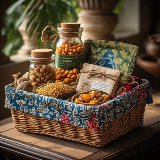Gourmet Nut & Dried Fruit Gift Basket - Exquisite Selection