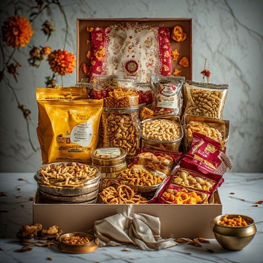 Luxury Snack Gift Box - Gourmet Nuts, Dried Fruits, and Savories