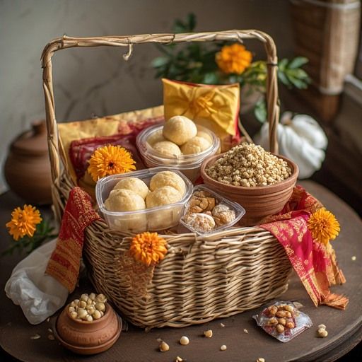 Handmade Sweets and Snacks Basket