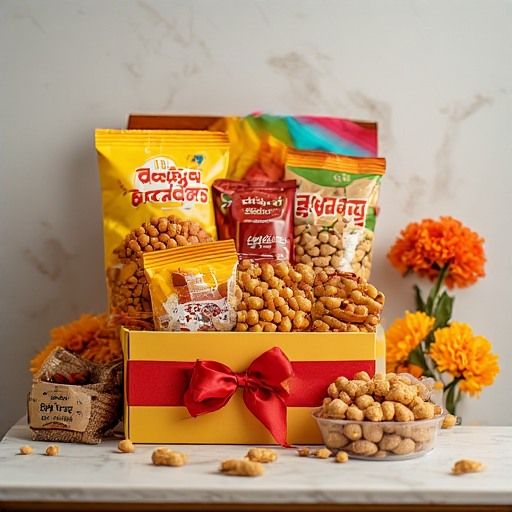 Spiced Peanut & Savory Snack Gift Box