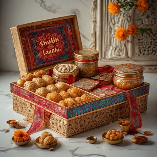 Artisanal Indian Sweets Gift Box