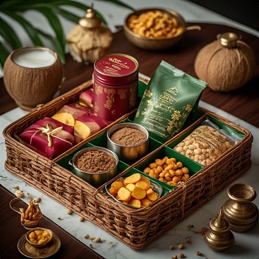 Gourmet Indian Snack Gift Basket