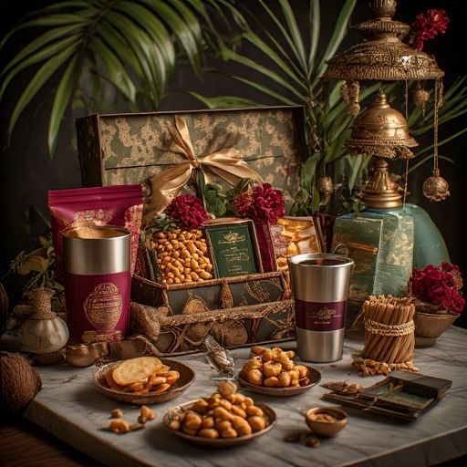 Gourmet Indian Snack Gift Basket