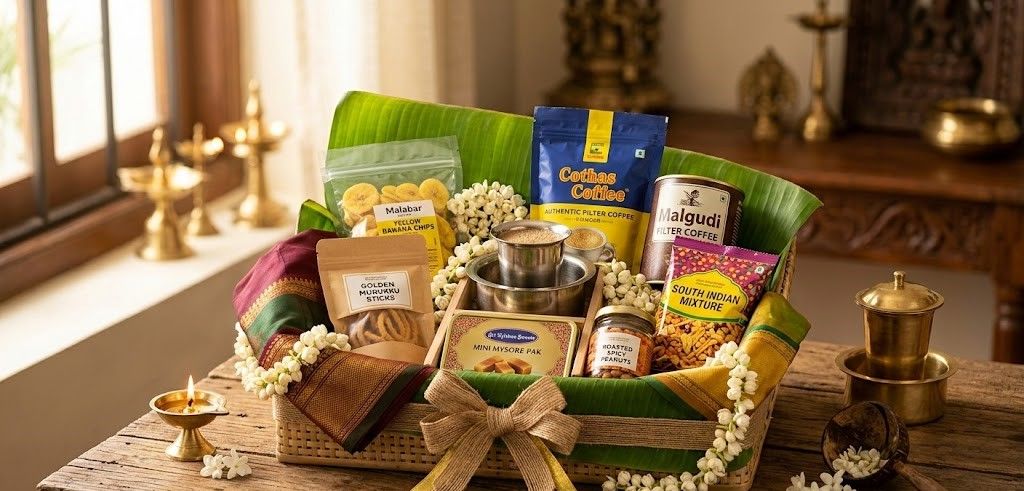 Gourmet Indian Snack Gift Basket