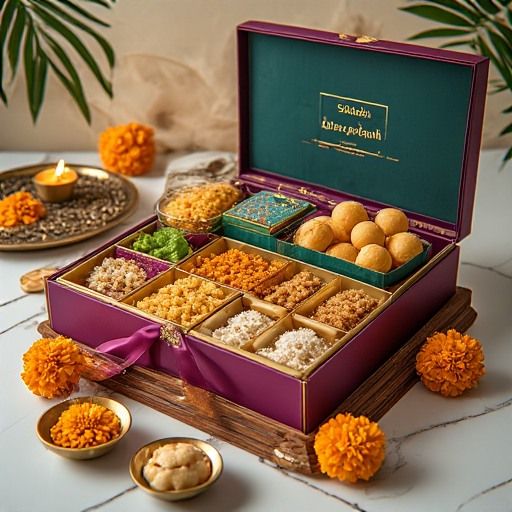 Festive Treats Gift Box - Premium Sweets & Savories