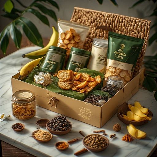 Exotic Dry Fruits & Gourmet Snacks Hamper - Premium Assorted Treats Gift Box