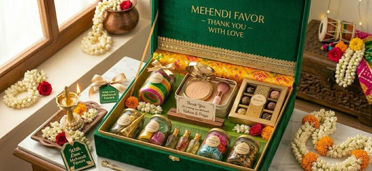 Mehendi Favor Gift Box | Wedding & Celebration Keepsake