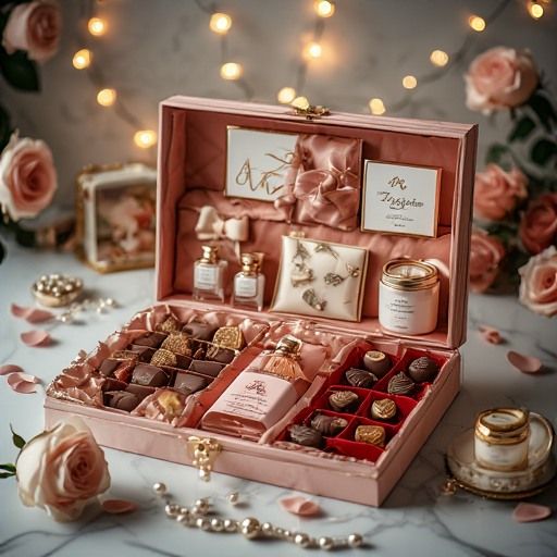 Exquisite Wedding Gift Hamper: Luxury Treats & Keepsakes