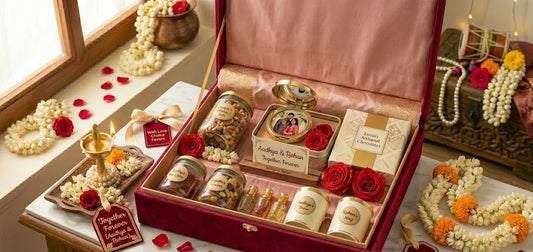 Luxury Gift Hamper with Gourmet Treats and Keepsakes