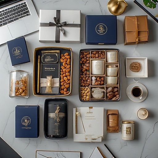 Luxury Gift Box Set - Gourmet Treats and Stationery