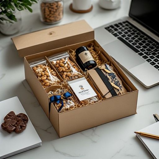 Luxury Gourmet Nut & Treat Gift Box Set - Exquisite Corporate & Personal Gifting