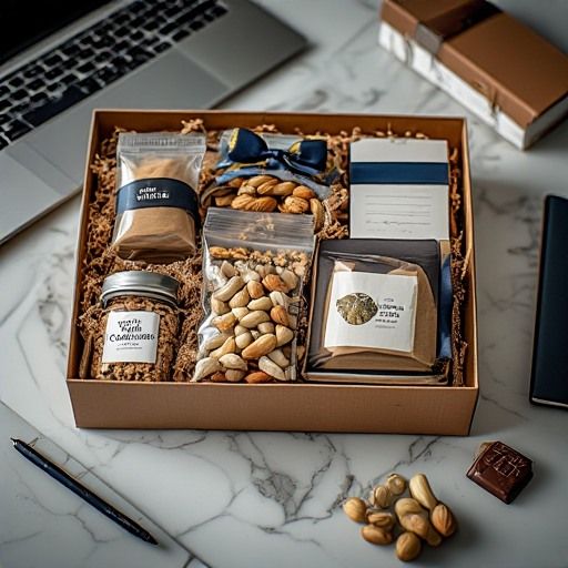 Luxury Gourmet Nut & Treat Gift Box Set - Exquisite Corporate & Personal Gifting