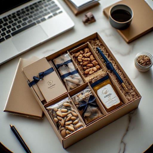 Luxury Gourmet Nut & Treat Gift Box Set - Exquisite Corporate & Personal Gifting