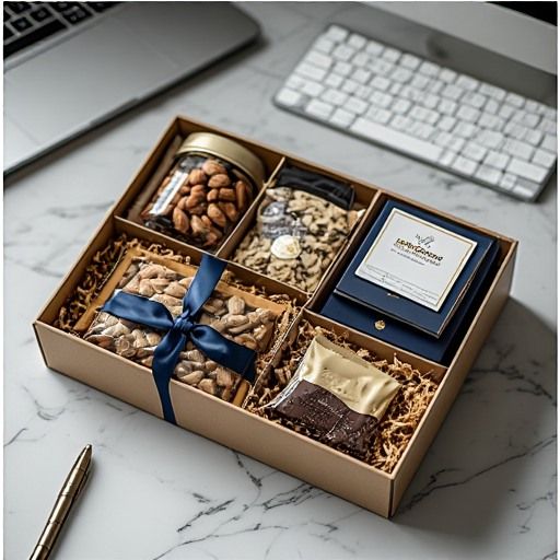Luxury Gourmet Nut & Treat Gift Box Set - Exquisite Corporate & Personal Gifting