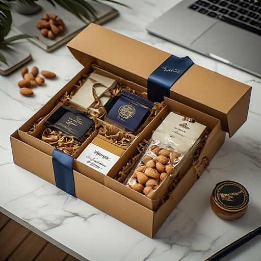 Luxury Gourmet Nut & Treat Gift Box Set - Exquisite Corporate & Personal Gifting