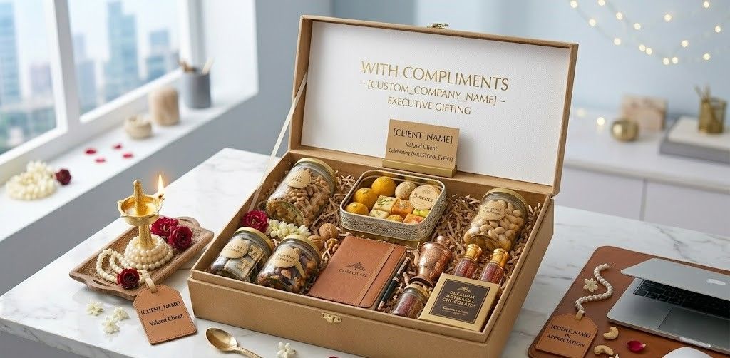 Luxury Gourmet Nut & Treat Gift Box Set - Exquisite Corporate & Personal Gifting