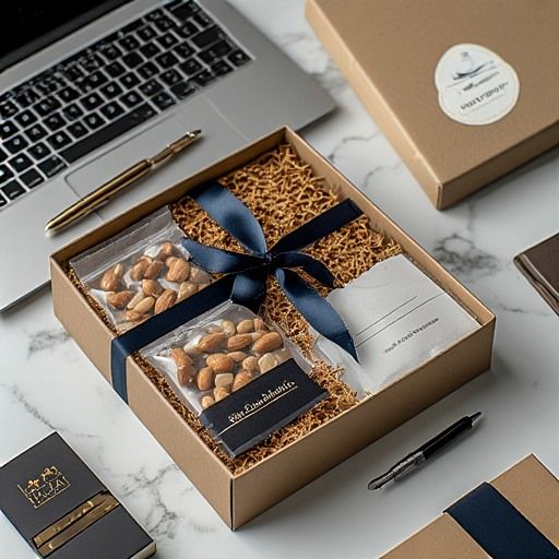 Luxury Gourmet Nut & Treat Gift Box Set - Exquisite Corporate & Personal Gifting