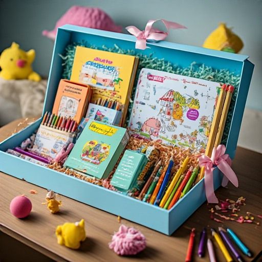 Kids Art & Craft Box - Creative Activity Set