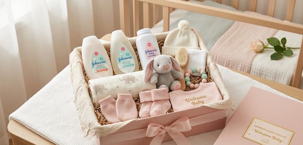 Baby Gift Set - Newborn Essentials Hamper